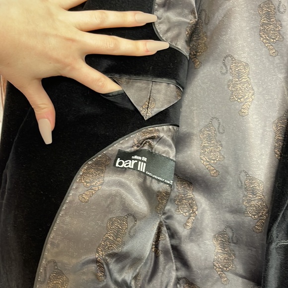 BAR III Velvet Slim-Fit Sport Coat - Picture 9 of 13